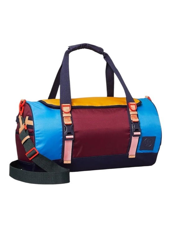 Tory Burch Handbags - Tory Burch Sport Ripstop Nylon Color-Block Duffle Bag With Dusty